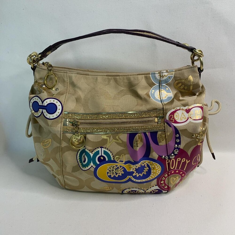 Coach Poppy Signature “C” shoulder